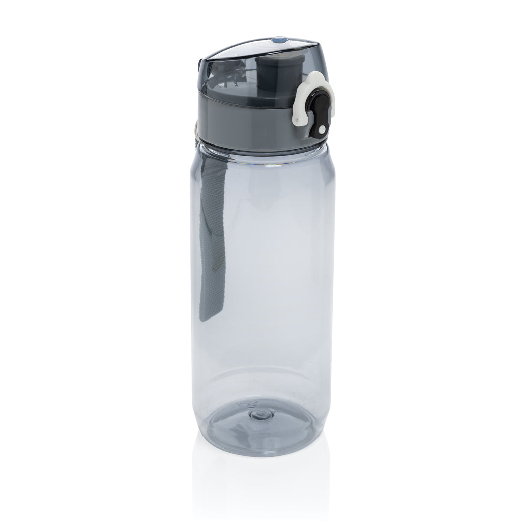 Yide RCS  rPET verschließbare Wasserflasche 600ml – schwarz