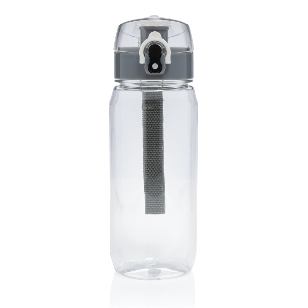 Yide RCS  rPET verschließbare Wasserflasche 600ml – transparent