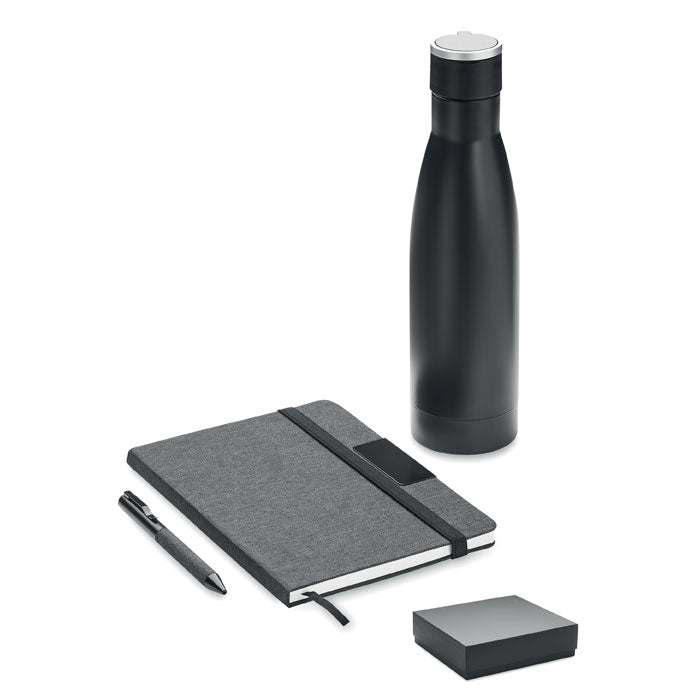Yokoso Set Notizbuch mit Flasche