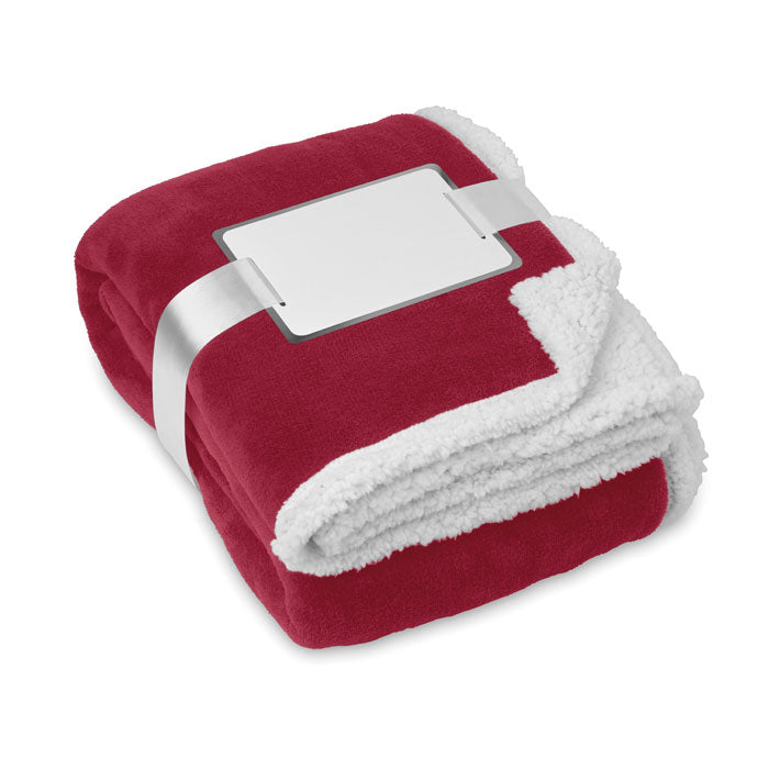 Zermatt Coral Fleece Decke