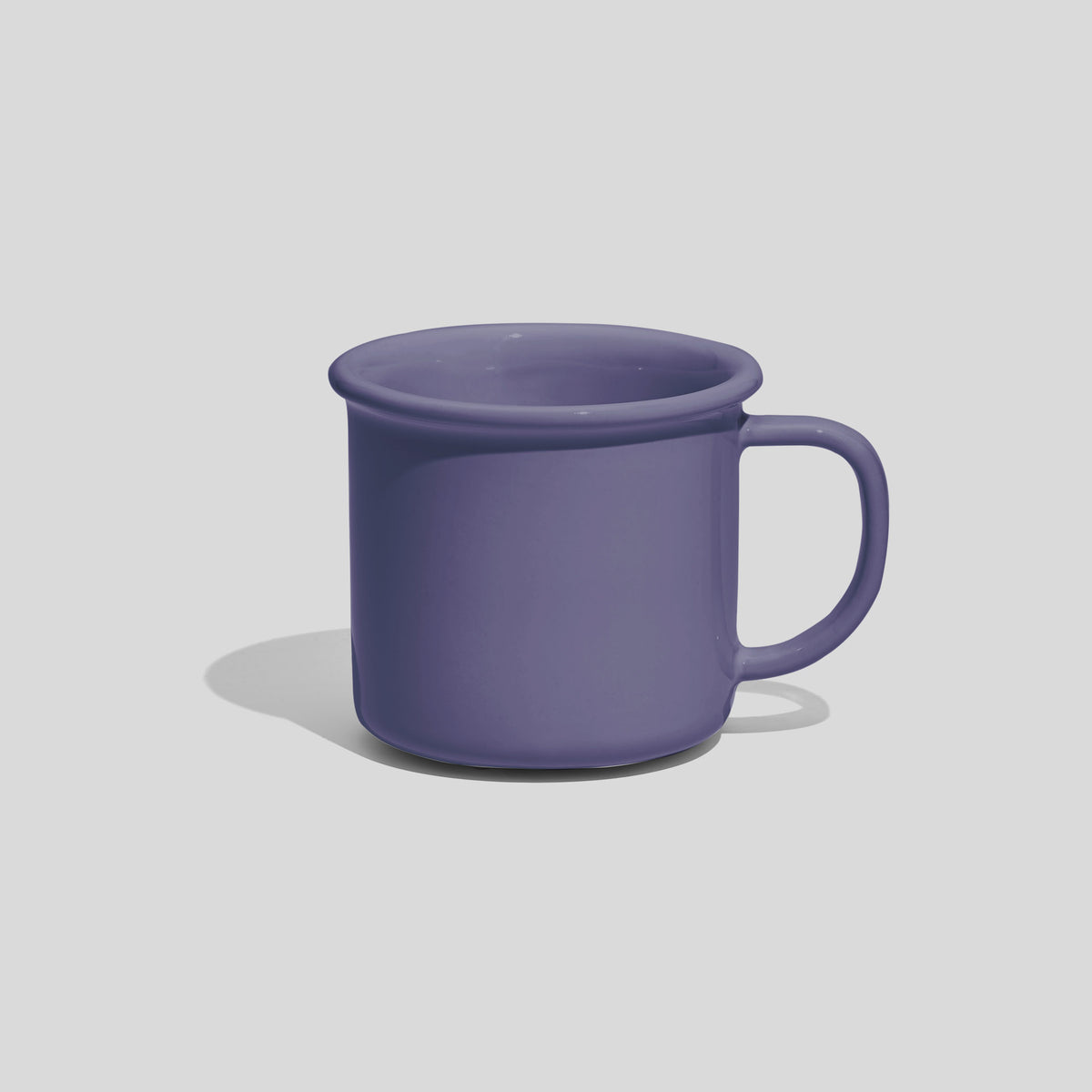 Zylindrische Kaffeetasse 180 ml mit Wulstrand – Lavendel