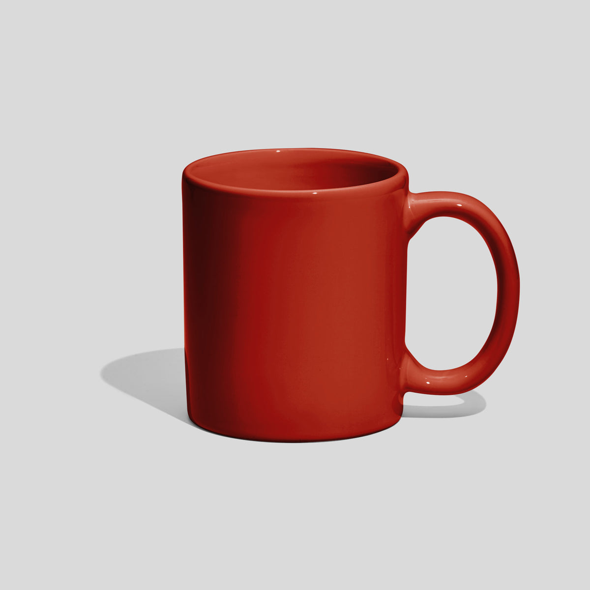 Zylindrische Keramiktasse 280 ml mit ovalem Henkel
