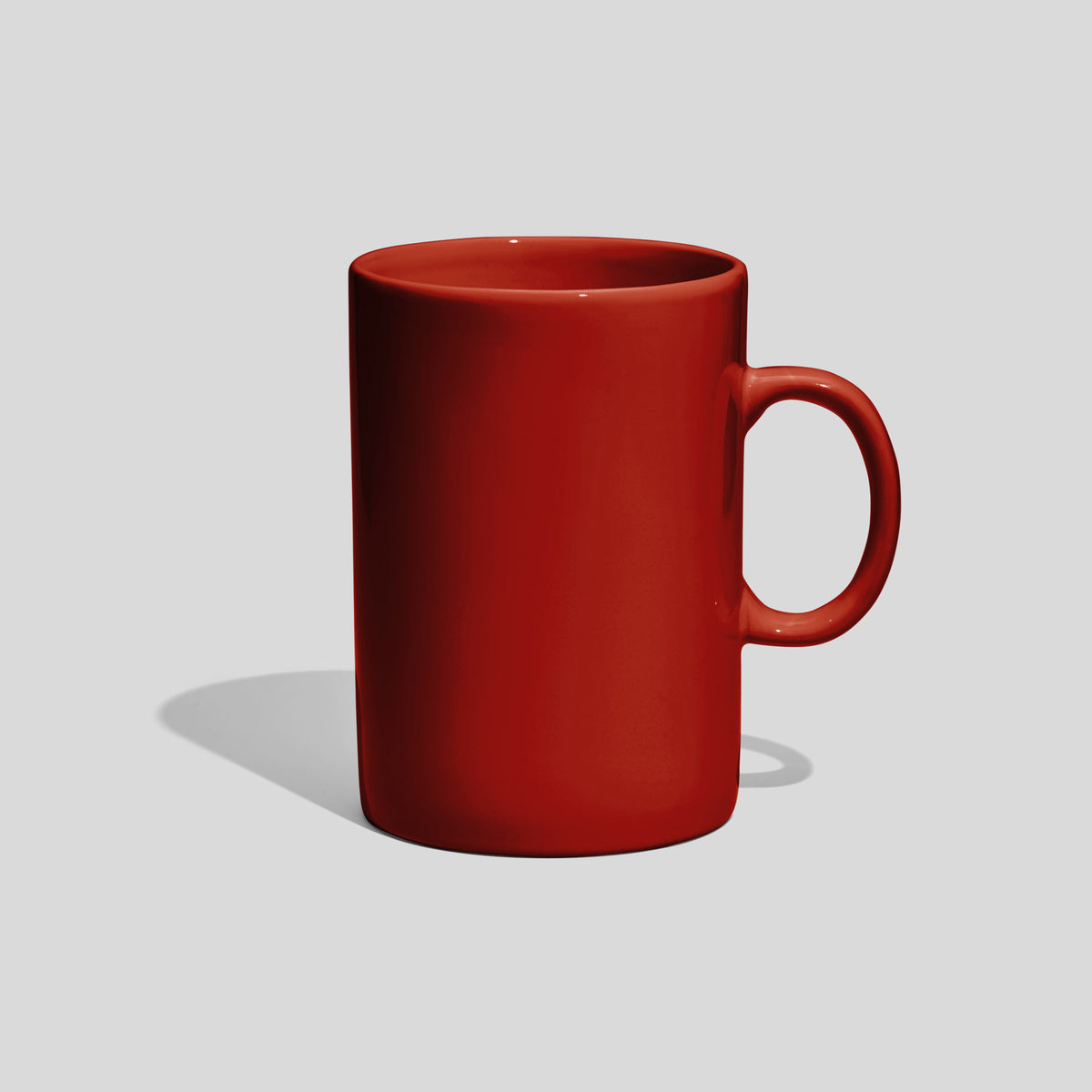 Zylindrische Keramiktasse 900 ml mit ovalem Henkel