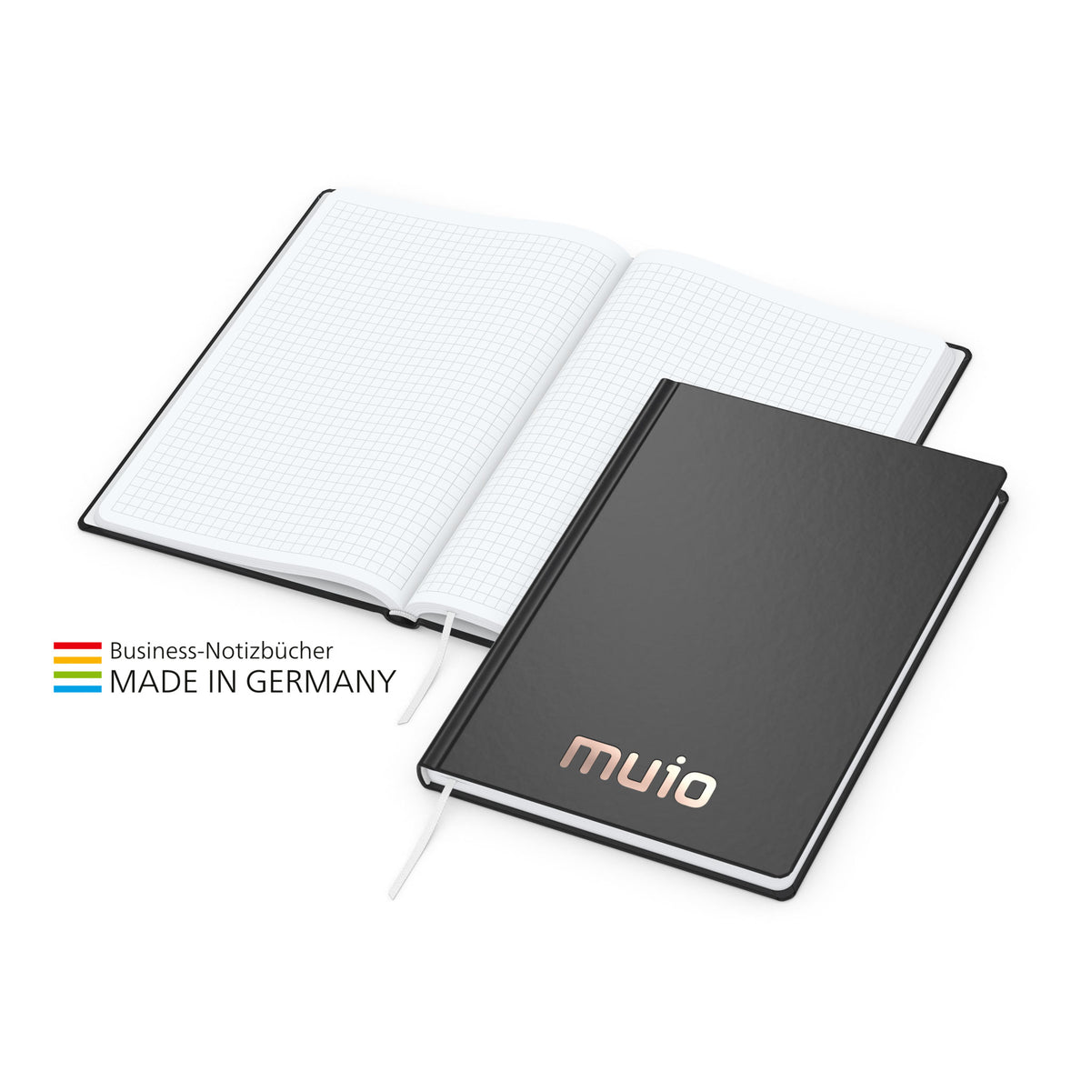 Hardcover Notizbuch inkl. Logo Prägung